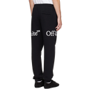 Off-White Black Bookish Scarf Cuffed Sweatpants