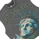 Godspeed Sunken Liberty Sleeveless T-shirt In Black