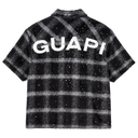 Guapi Obsidian Black Short Sleeve Flannel