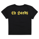 ED HARDY Baby Devil Rhinestone Baby Tee ( Black )