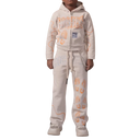 Elite Riches Premium Kids Fleece Set In Cream
