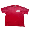 Rough Play Vintage Side Logo T-shirt In Red