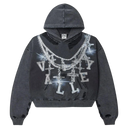 Vale Forever Big Chain Hoodie In Black
