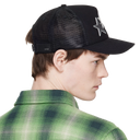 AMIRI 3 STAR METALLIC TRUCKER HAT