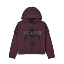 Purple Brand Iron Gospel Nailheads Hoodie