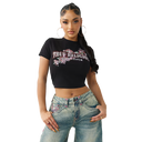 True Religion Crystal Snake Baby Tee