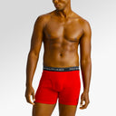 Polo Ralph Lauren Cotton Wicking Boxer Brief 3-Pack - Grey/Red/Black