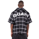 Guapi Obsidian Black Short Sleeve Flannel