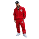 Mixed Emotions Red Classic Nylon Suit