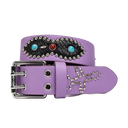 Homme + Femme Passport Belt Purple Snake