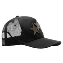 Amiri Three Star Trucker Hat - Black/Camo