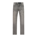 RTA Olivier Stacked Skinny Jean Smoky Rinse Allover Cross
