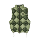 CheckMate Puffer Vest In Khaki