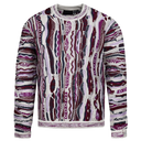 Coogi Pacific Maroon Crewneck Sweater