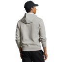 Polo Ralph Lauren Double-Knit Full-Zip Hoodie In Grey Heather
