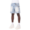 Guapi Aqua Blue Steel Plate Carpenter Shorts