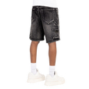 Guapi Obsidian Black Spider Denim Shorts