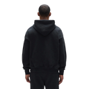 Purple Brand Half & Half Hoodie In Black