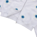 Arkyve Blue Star Crochet Patch Sweatshirt