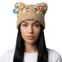 Arkyve X Steven Harrington "House on Fire" Crochet Cat Hat