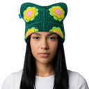 Arkyve X Steven Harrington "Stop To Smell The Flowers" Crochet Cat Hat