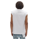 Purple Brand Mens Textured Jersey Tank Top in White