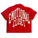 Mixed Emotions Red "Backyard" Nylon Short Set