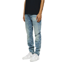 Purple Brand P001 Vintage Knee Blowout Jeans In Mid Indigo