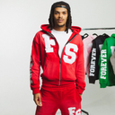 Forever Situated Sweatsuits In Red