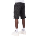 Guapi All Black Cross Buckle Shorts