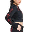 ED HARDY CROSSES GIRL ZIPUP Sweatsuit (Black)