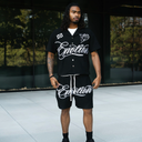 Mixed Emotions "Blinded" Zip Up Short Set