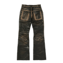 Snake Boot Pants In Washed Black