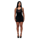 Lost Intricacy Black Inverse Dress