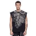 Valabasas Kaito Cut-Off Tee Black