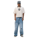 Mixed Emotions Blue ‘Stone’ Baggy Jeans