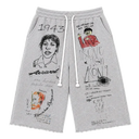 ARRIVAL 3 QUARTER SHORTS in Heather Grey