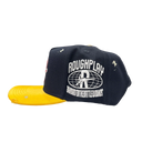 Rough Play Vintage Snapback (Navy/Yellow)