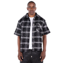 Guapi Obsidian Black Short Sleeve Flannel