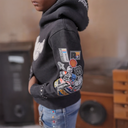 Elite Unfazed Embellished Hoodie In Black