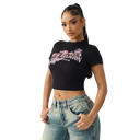 True Religion Crystal Snake Baby Tee