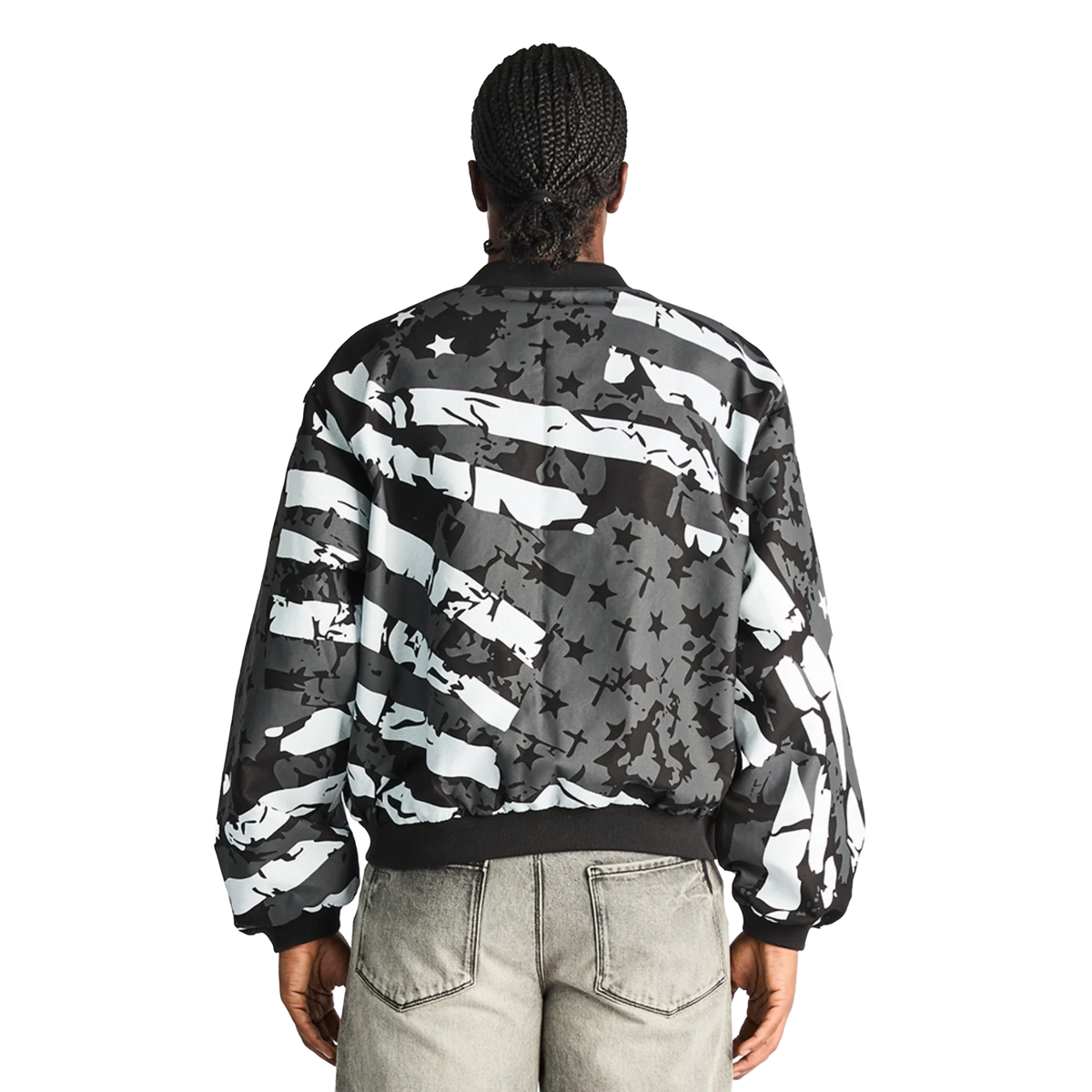 Rta Jacket RTA Lio Bomber Jacket Black RTA Flag – HARLEM NYC