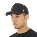 Cult of Individuality Black Crystals Mesh Trucker Hat "XX" Logo In Black/Black