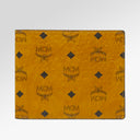 MCM Bifold Wallet in Visetos Original In Cognac