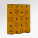MCM Bifold Wallet in Visetos Original In Cognac