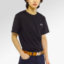 MCM Claus M Reversible Belt 1.75" In Visetos In Cognac | COGNAC / SILVER