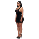 Lost Intricacy Black Inverse Dress