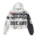 Vale Forever Collage Zip Up Hoodie Oreo