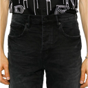 Purple Brand Supernova Straight Jeans In Darkest Black