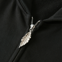 Birth Of Royal Child Crystal Notes Raglan Hoodie Black